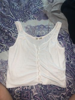 White crop top
