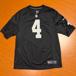 Nike NFL Raiders Derrick Carr #4 Jersey XL