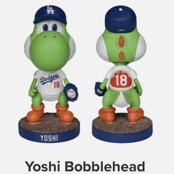 2026 Yoshi Los Angeles Dodgers Super Mario Bobblehead Nintendo Movie