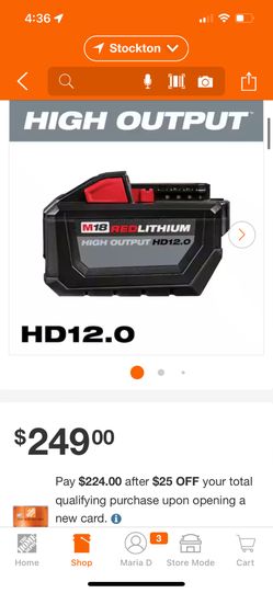 Milwaukee 12.0 Battery 