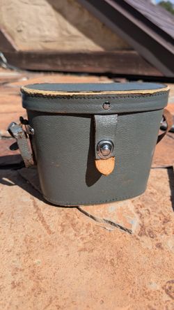 Vintage WWII era Optima precision by HURRICANE optics case. (Binoculars case) Ca