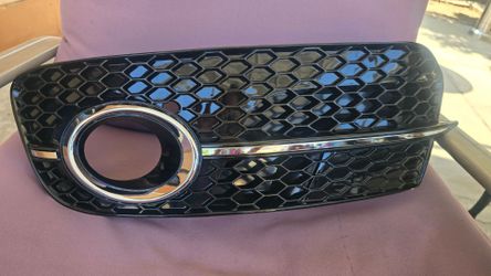 Front Bumper Fog Light Grille Upgrade Grill For AUDI Q5 2013-2017 Right Black