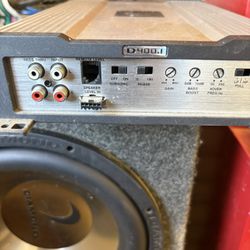 Amplifier And Subwoofers 10”