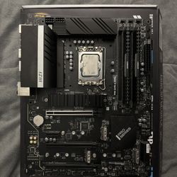 Motherboard, CPU, and Ram