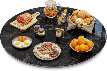 Lazy Susan Turntable 35.4 Inch-360°Silent Rotating