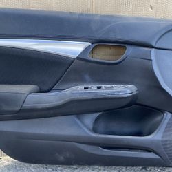 2015 Honda Civic Left Front door trim panel