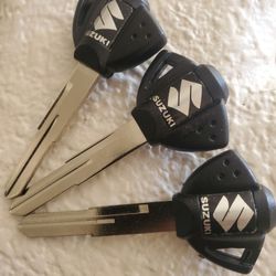 Uncut Motorcycle Keys