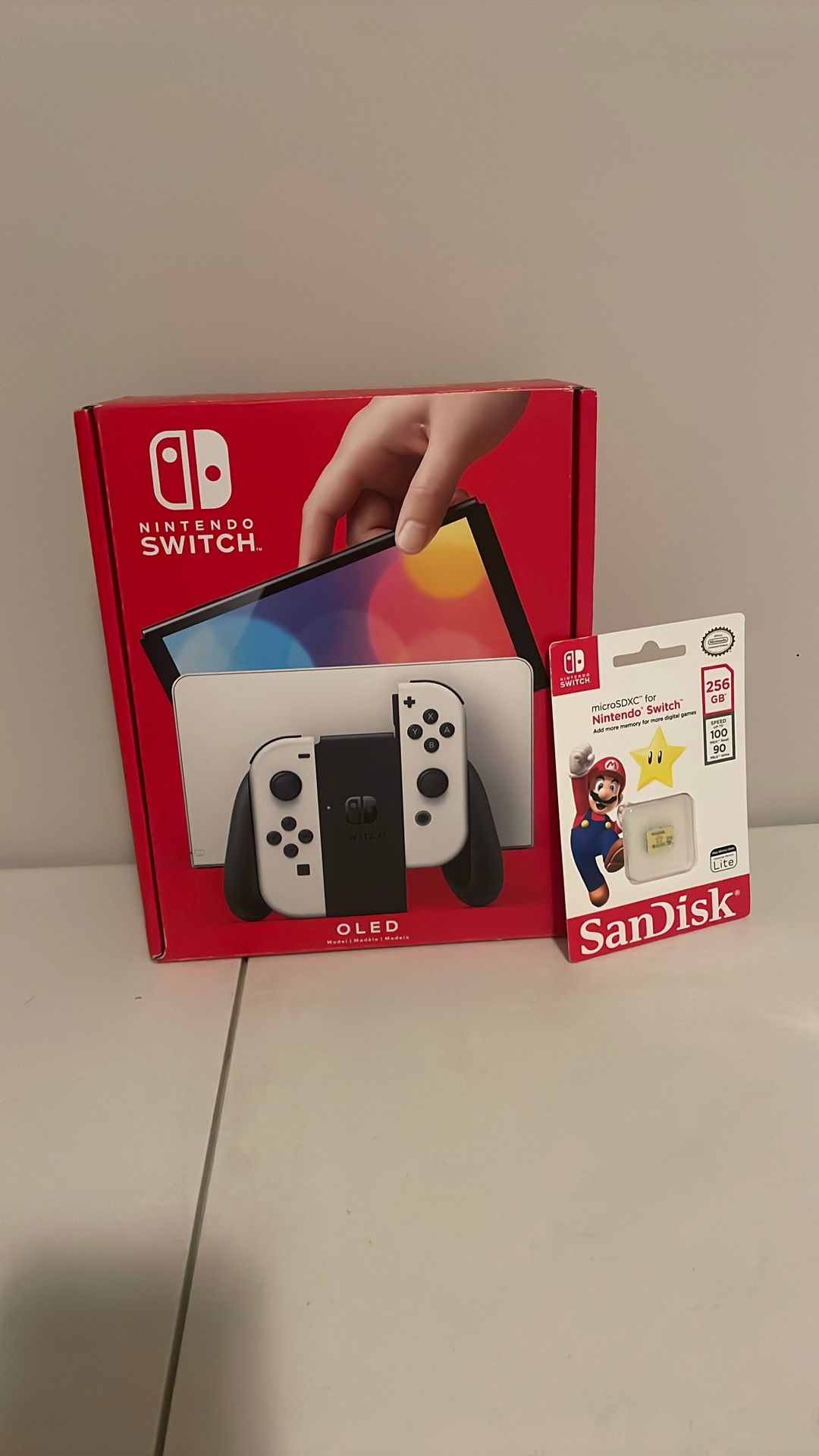 Nintendo Switch OLED Model With MicroSD Card