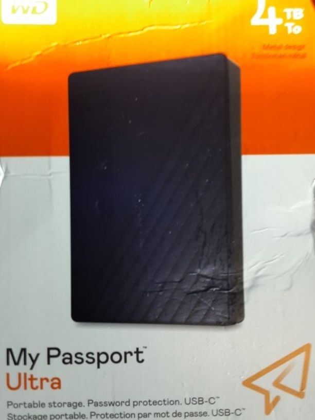 (4TB) [WD] MY PASSPORT ULTRA