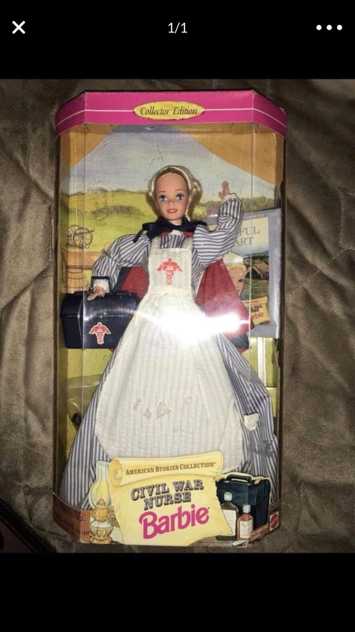 New civil war nurse barbie