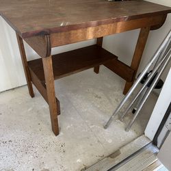 Child’s Vintage Desk And Chair