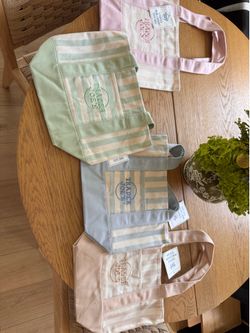 Trader Joe’s Viral Striped Pastel Mini Totes