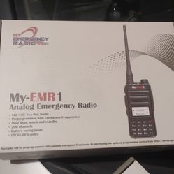 My-EMR1 Analog Emergency 2 Way VHF/UHF, 200 channels, Pre-programmed $20.00
