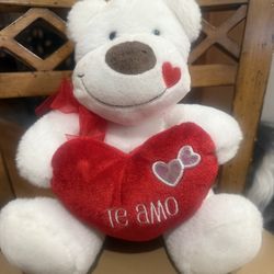 Valentine’s Day “Te Amo” Bear with Red Heart
