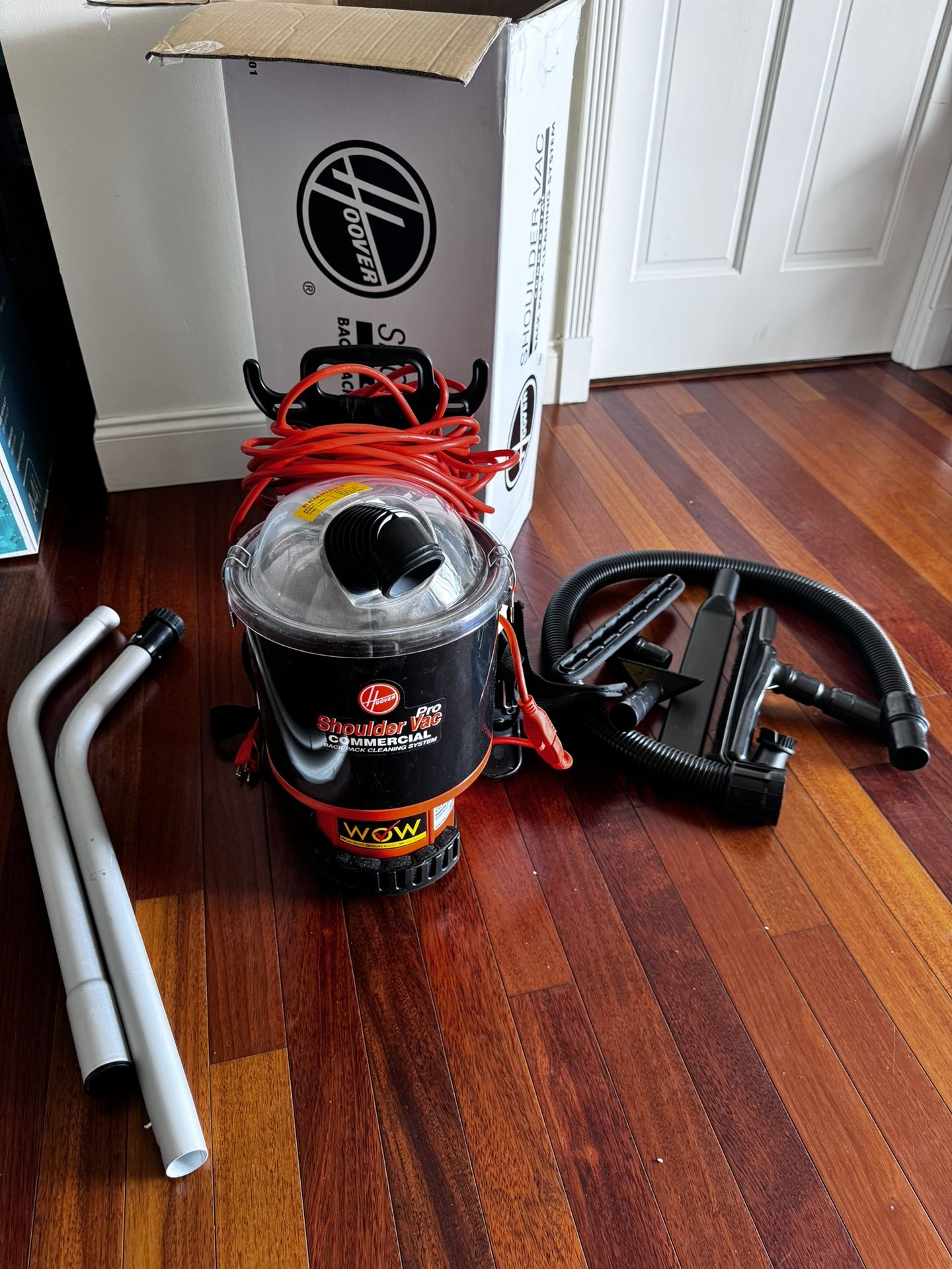 Hoover Commercial Shoulder Vac Pro Backpack Bagged Vacuum Cleaner