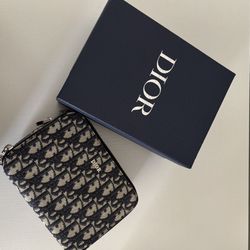 DIOR Zipped Pouch with Strap