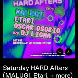 Hard Summmer Two Afters Malugi Tickets For Sale 