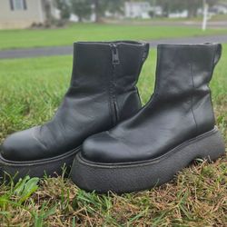COS leather ankle boots