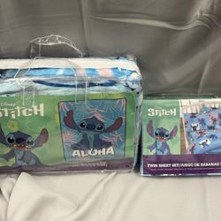 Stitch Blanket & Sheet Set Twin