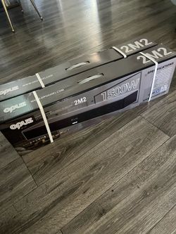 Opus 2M2 Rectangular Soundbar 1500W HDMI Bluetooth Hi-Res Audio Black Speaker
