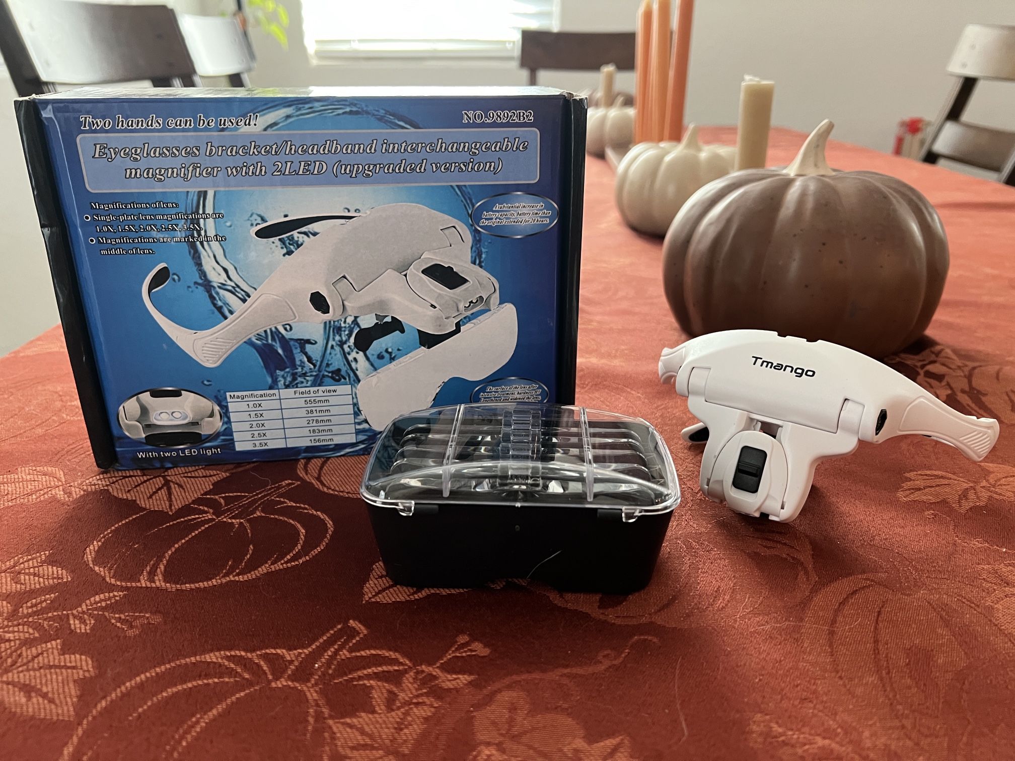 NEW Rechargeable Lighted Headband Magnifier