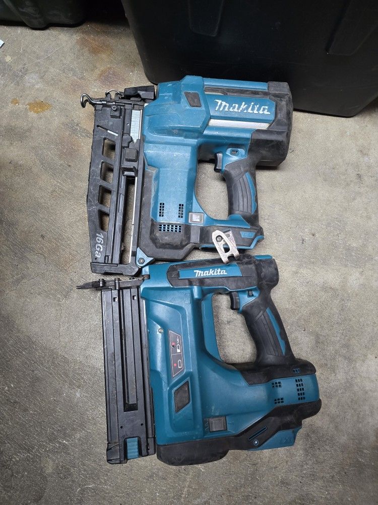 Makita 18 G 16 G Nailguns