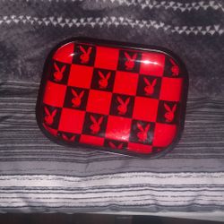 Playboy Rolling Tray Red 