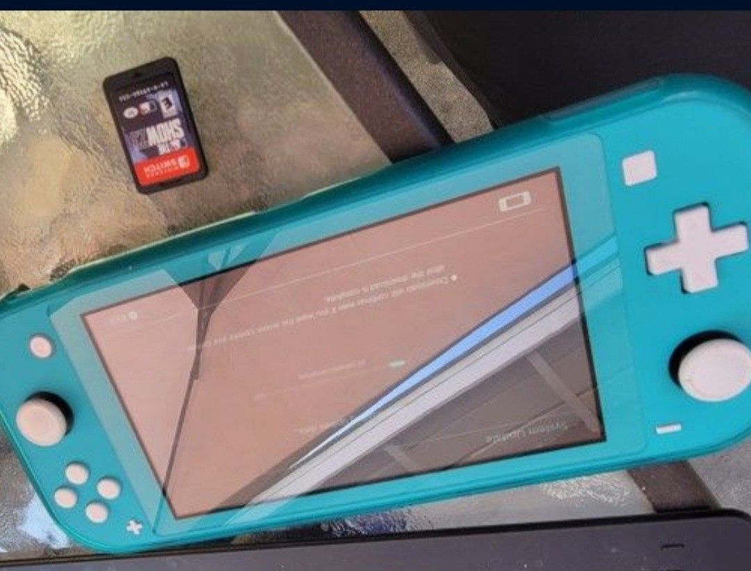 Nintendo Switch Lite Case Turquoise Mlb 23 Super Mario U Deluxe Game