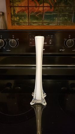 12" Tall Art Glass Bud Vase