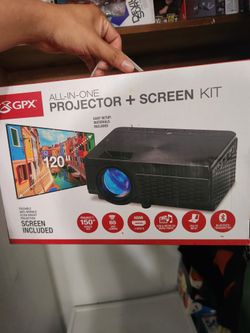 All In One Projector And Screen Kit