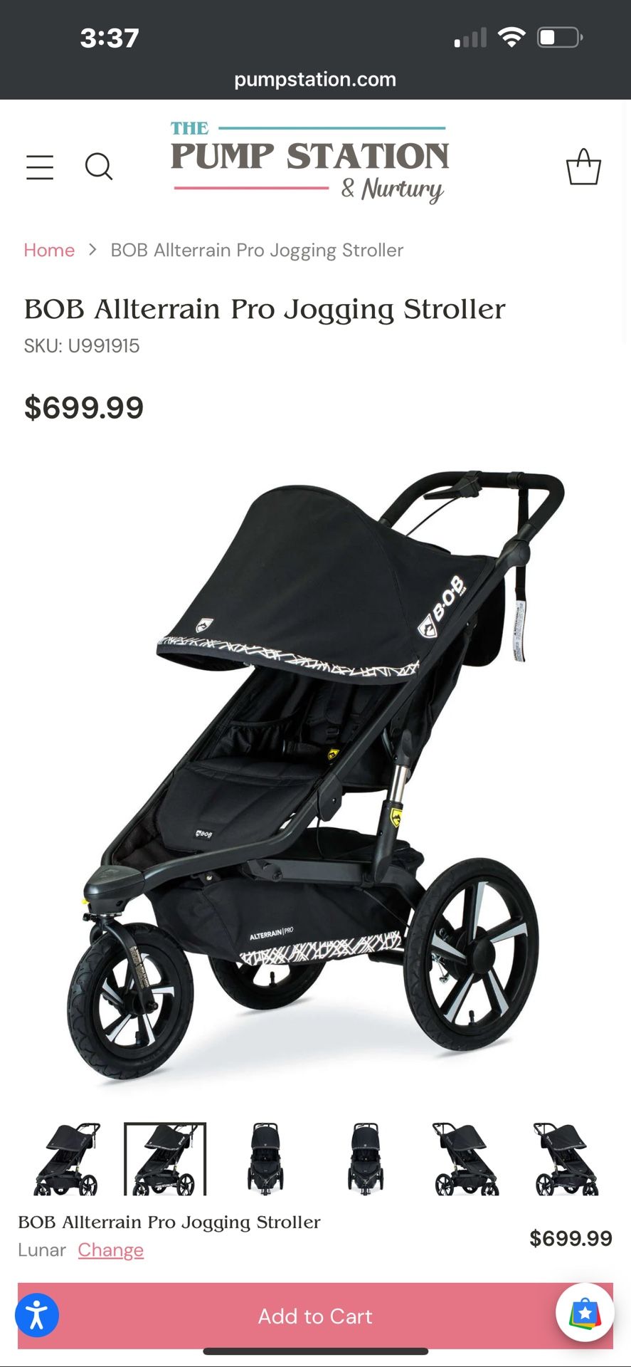 large stroller for dogs No-Zip Double Pet Stroller