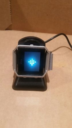 Fitbit blaze and charger.