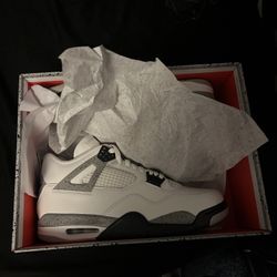 White Cement 4s Size 13