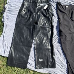Leathers pants