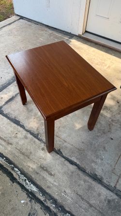 Wooden end table