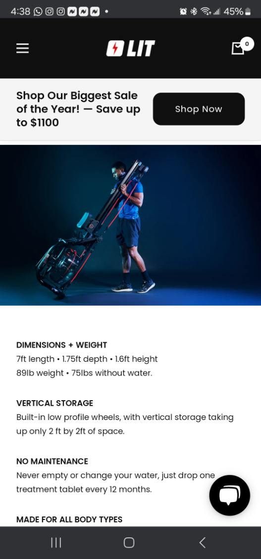 LIT Method Rowing Machine