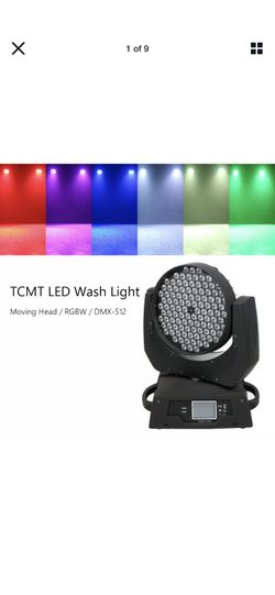 Set of 2 stage lights 108 x 3 watt