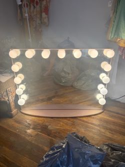 Hollywood  Impressions  Vanity Mirror with LED Bulbs
