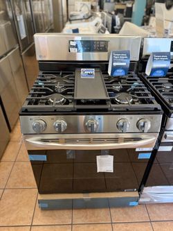 LG 5 Burner Gas Range with Air Fry (2 Year Manufacturer Warranty)