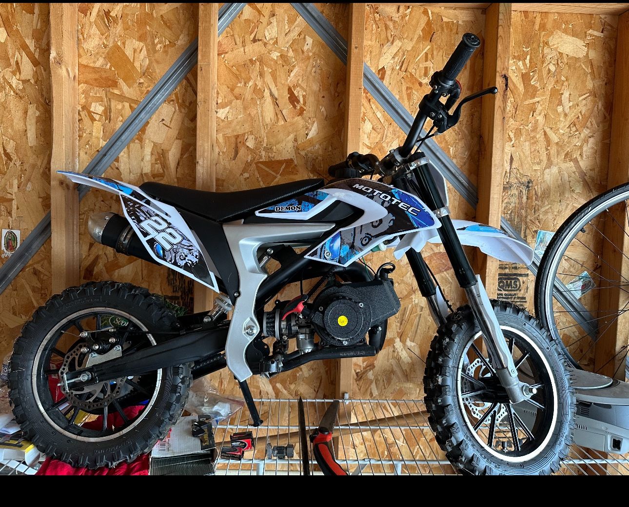 MotoTec Kids Gas Dirt Bike 50cc 