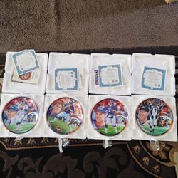 Collectible Football Plates