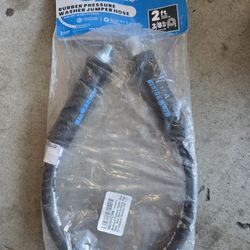Blu Shield Rubber Pressure Washer Jumper Hose 2ft