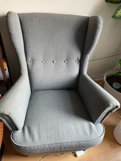 IKEA Strandmon Wingback Armchair – Gray – Excellent Condition