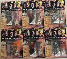 Star Trek Generation Figures by Playmates 1994 ALL MOC