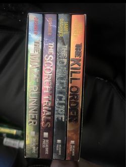 The Maze Runner 4 book paperback set NEW