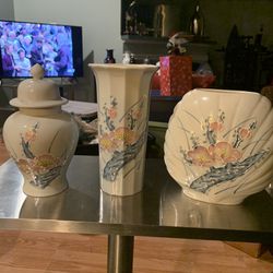 Ceramic Ginger And Vases