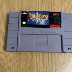Super Nintendo Lords Of The Ring Volume 1