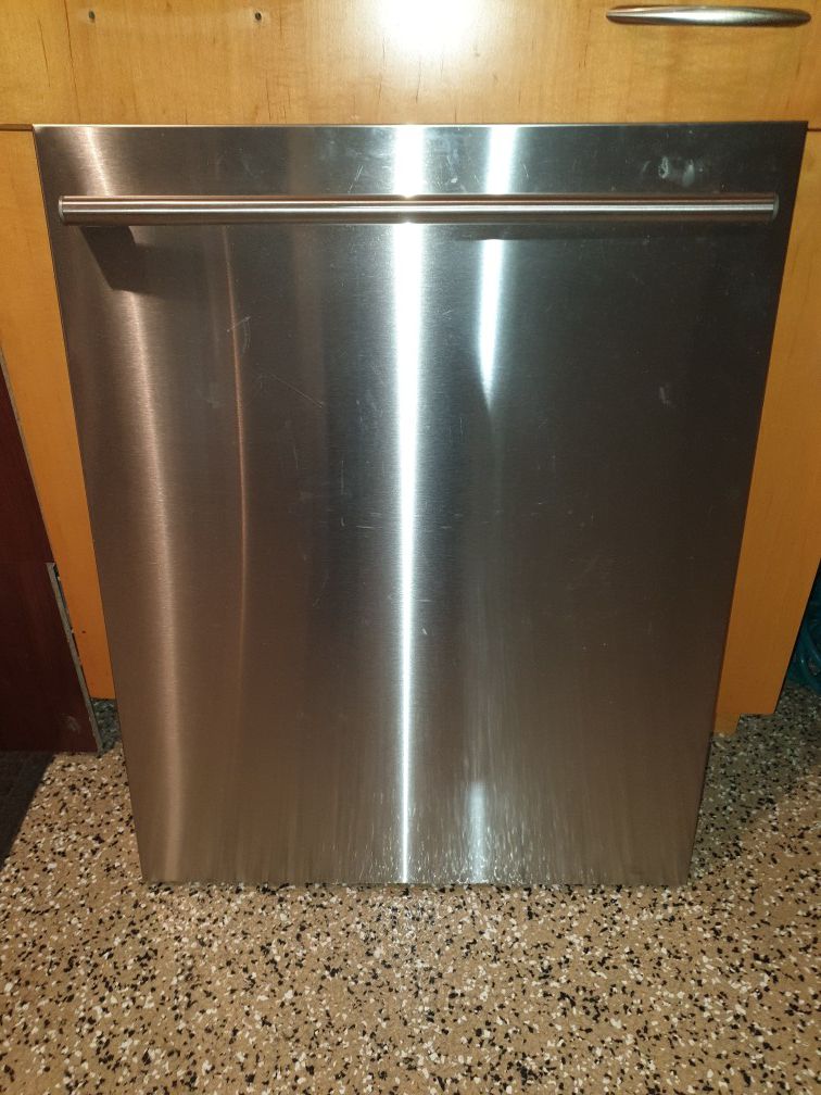 LG dishwasher stainless steel door