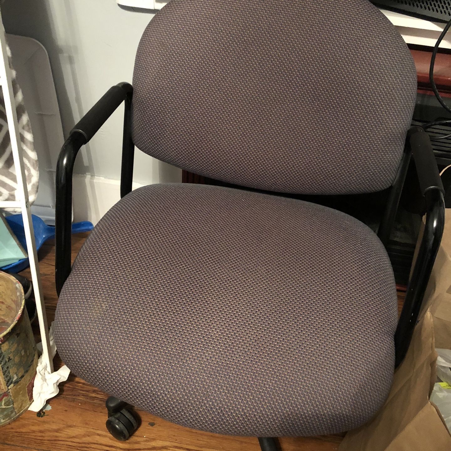 Rolling Chair On Wheels With Arm Rests Adjustable