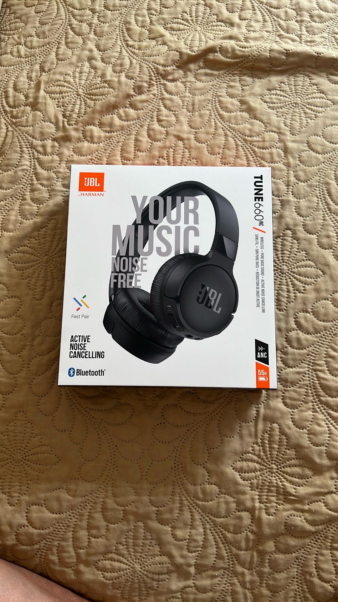 JBL Tune 670NC Bluetooth Wireless On-Ear Headphones